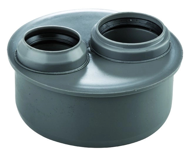 RIDUZIONE DOPPIA MASCHIO FEMMINA AD INNESTO IN PP CON GUARNIZIONE SERIE ED TECH ø110/40/40   WAVIN ITALIA S.P.A.