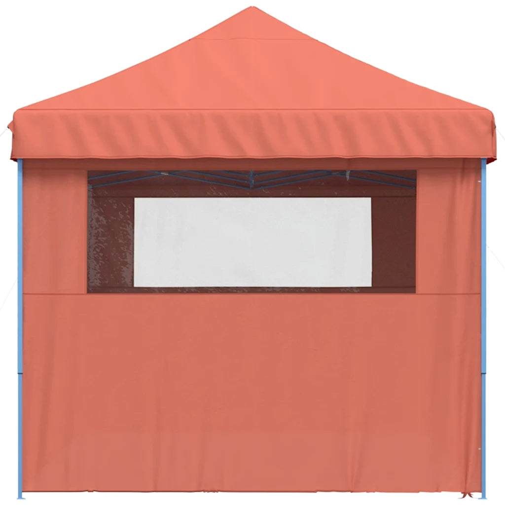 Tendone per Feste Pieghevole Pop-Up con 4 Pareti Terracotta