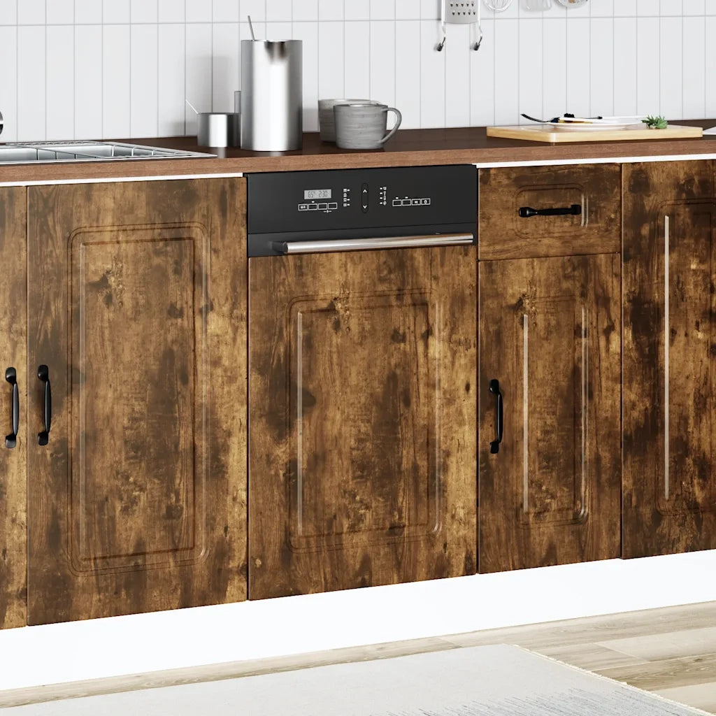 Pannello Lavastoviglie Kalmar Rovere Fumo 45x1,5x57 cm 853652