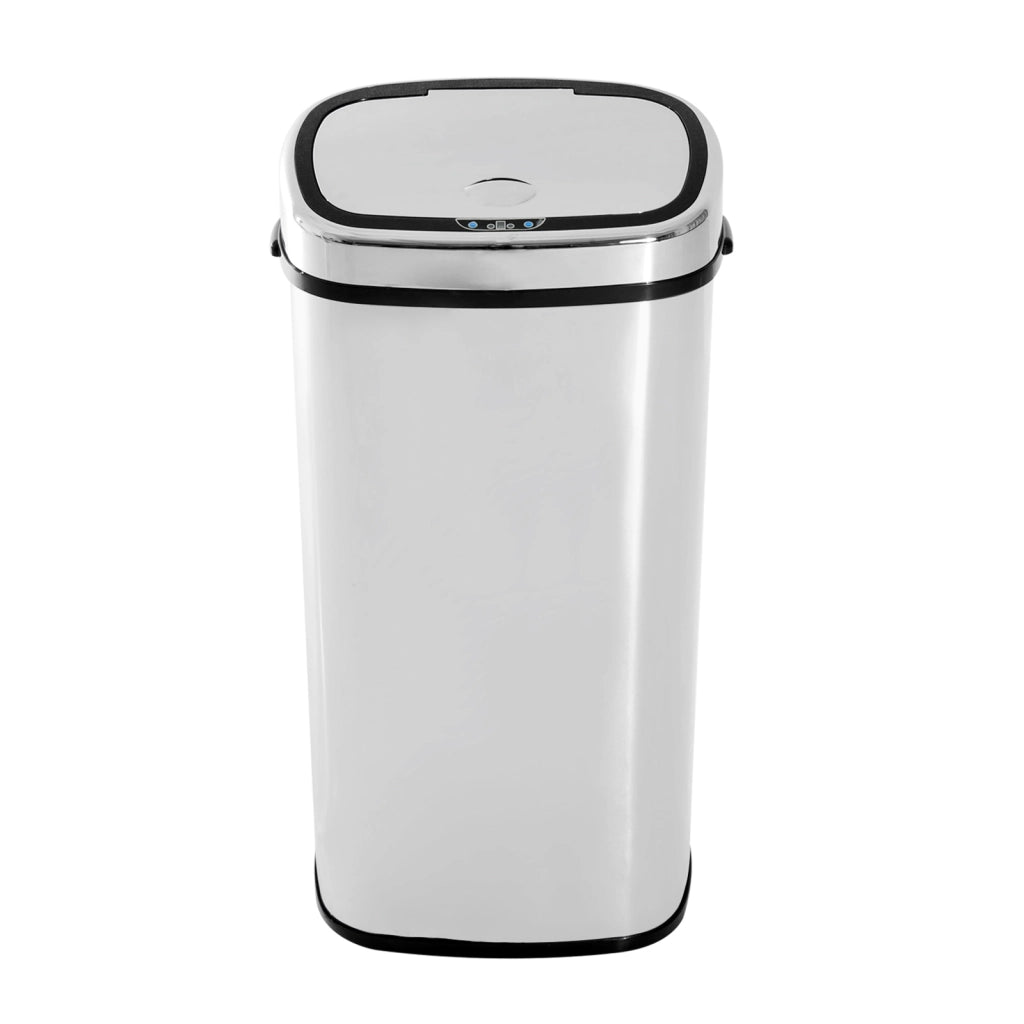 Cestino Automatico 68L con Sensore di Movimento ¨C Minimal ¨C Acciaio Inossidabile Argento