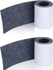 Gomme autoadesivi 2 rotoli (100 x 2 cm) grigio - Protezione antiscivolo per sedili e mobili