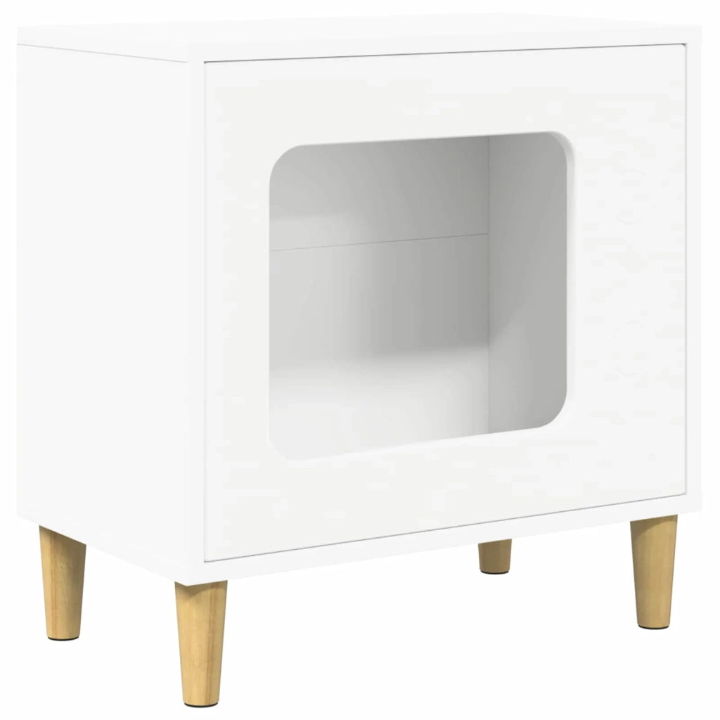 Casa per Gatti Bianco 51 x 30 x 52 cm Legno multistrato