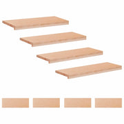 Tappeti per scale 8 pz 80 x 25 x 2 cm Naturale 3446257