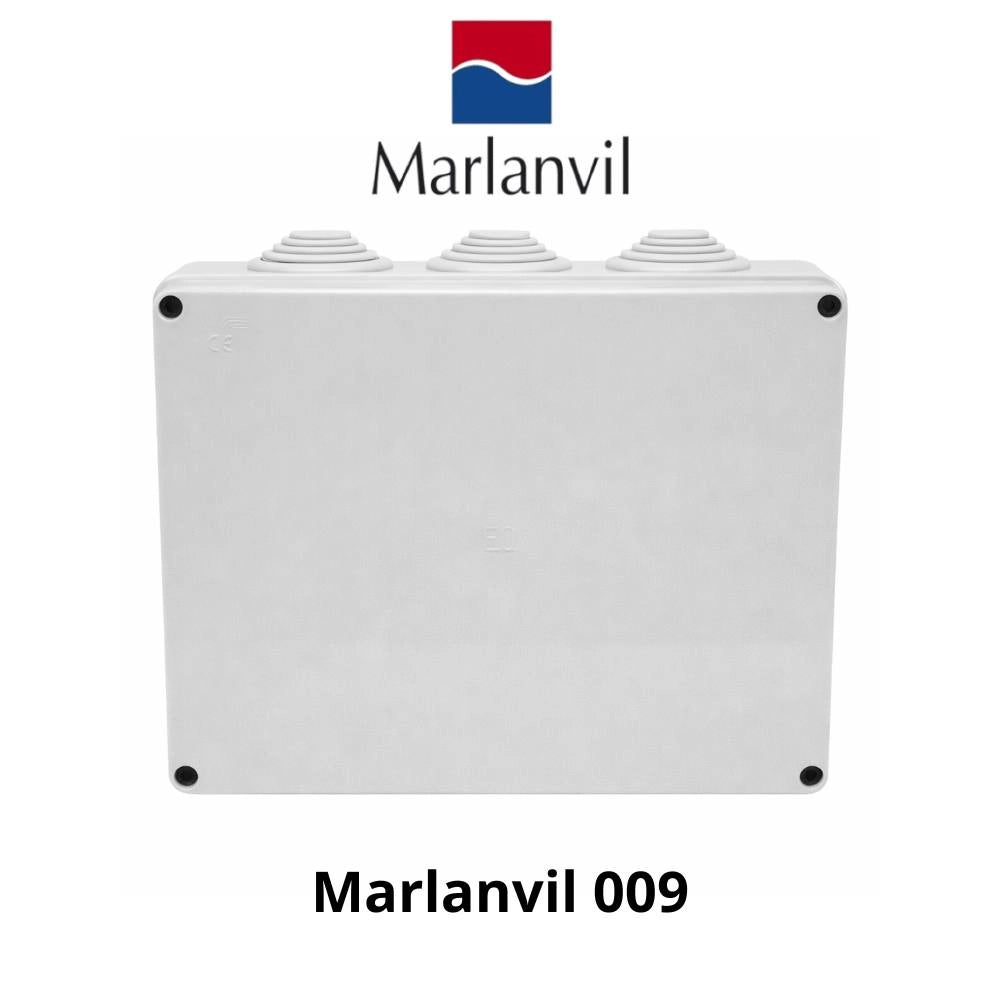 Cassetta stagna marlanvil 009 per giunzioni elettriche 190x145x70mm