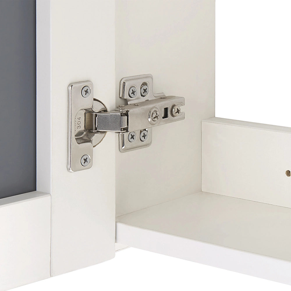 Moderno Armadietto a Muro da Bagno Nero a Specchio 88 x 40 x 35 cm