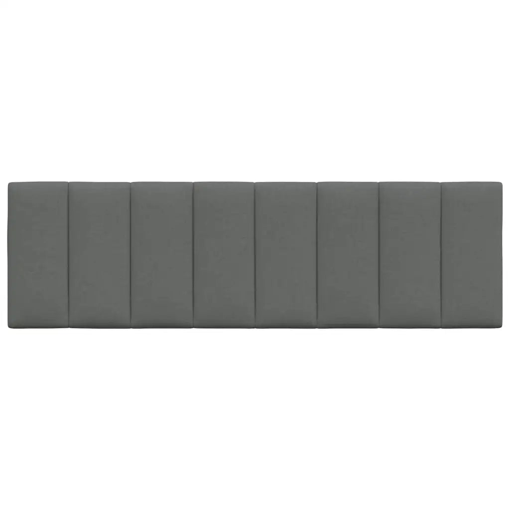 Cuscino Testiera Hanko Grigio Scuro 160 cm in Tessuto 4019171