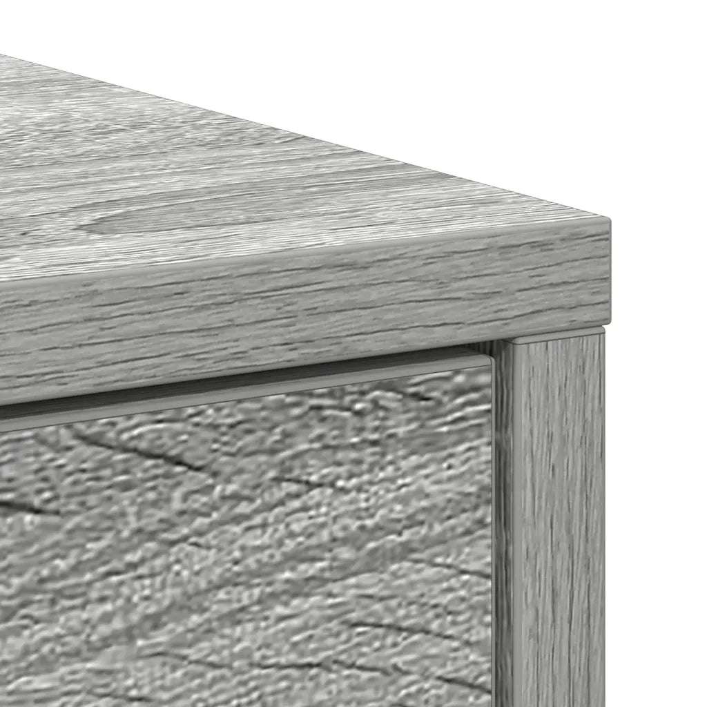 Credenza con Cassetto Grigio Sonoma 80x34x76 cm in Truciolato 861540