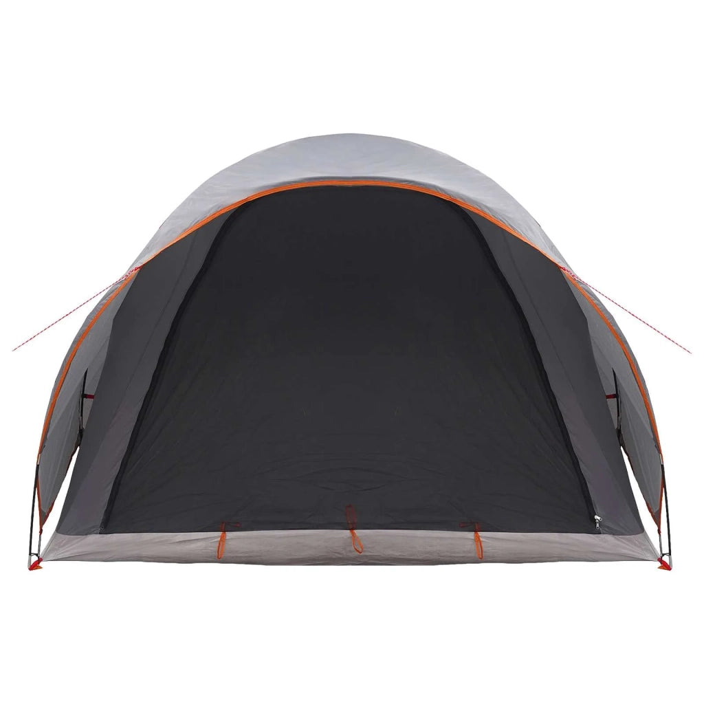 Tenda a tunnel con tetto Grigio e arancione 370 x 275 x 210 cm 42028679