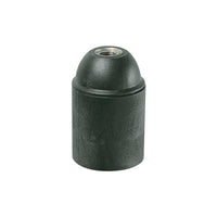 02101 Portalampade E27 Raccordo M10X1 Nero