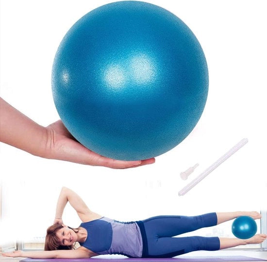 Pilates Ballo da Ginnastica 25 cm con Suola Antiscivolo per Yoga, Allenamento Addome e Spalle