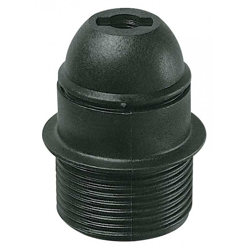 02104.S Portalampade E27 con Cappuccio Filettato