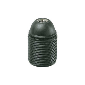 02107 Portalampada E27 M10X1 Cm/Fil. Nero