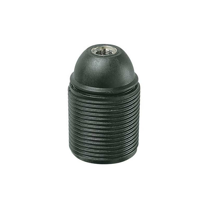 02107 Portalampada E27 M10X1 Cm/Fil. Nero