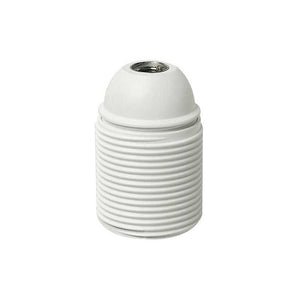 02107.B Portalampada E27 M10X1 Cm/Fil. Bianco