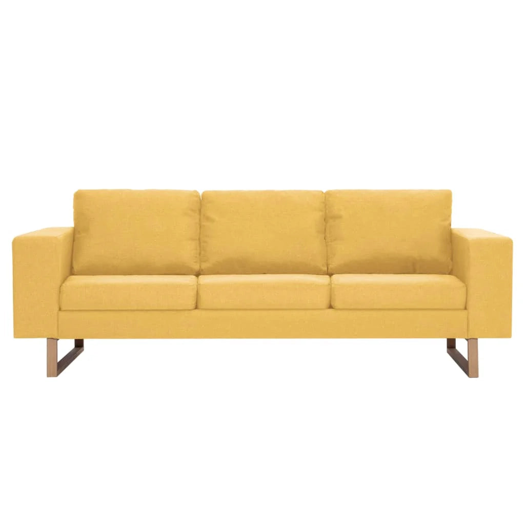 Divano letto a 3 posti letto per gli ospiti trasformabile divano letto per soggiorno divano letto pieghevole casa da interno tessuto giallo 02_0019617