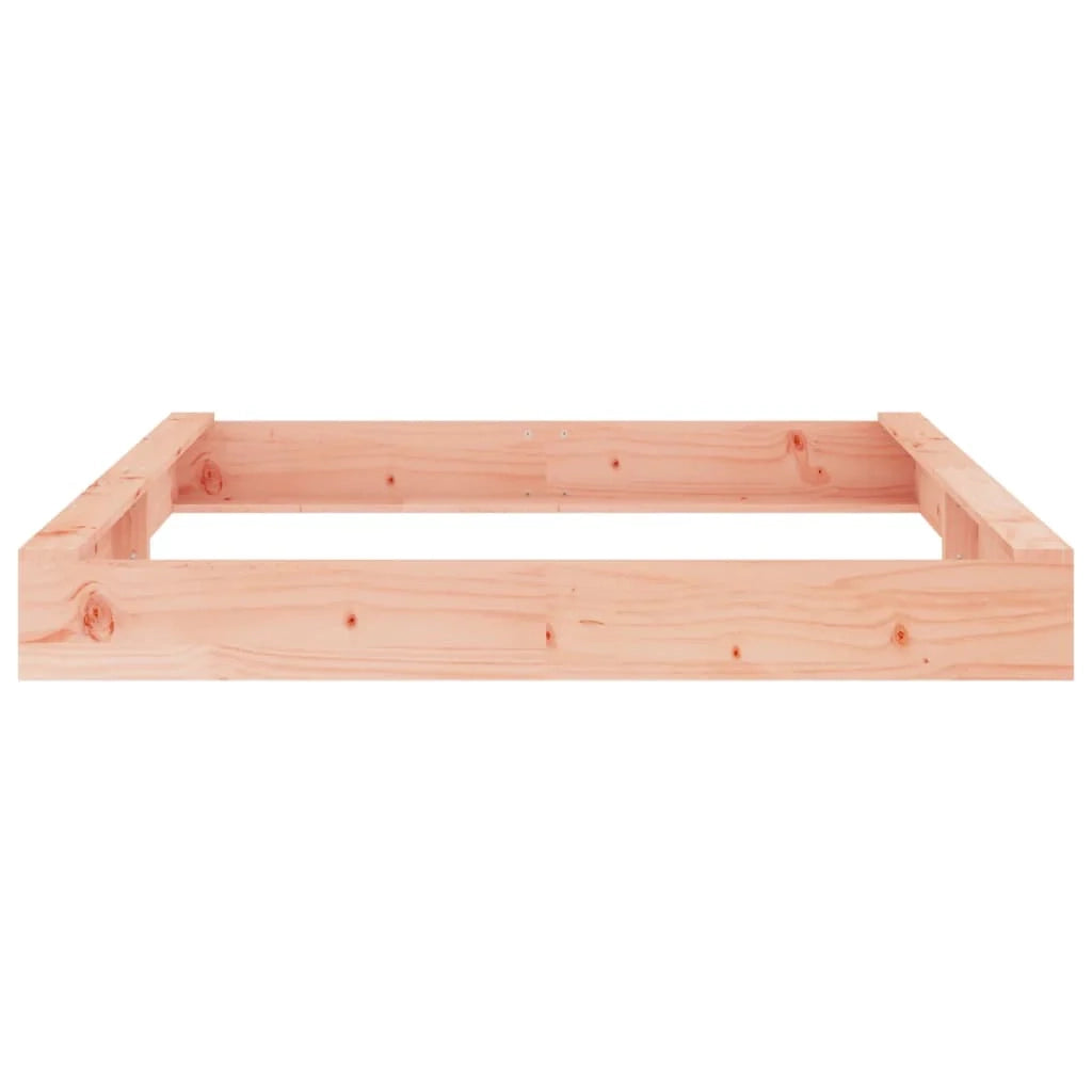 Sabbiera per bambini area giochi da giardino per esterni con sedute quadrate legno massello di abete Douglas marrone 02_0041530