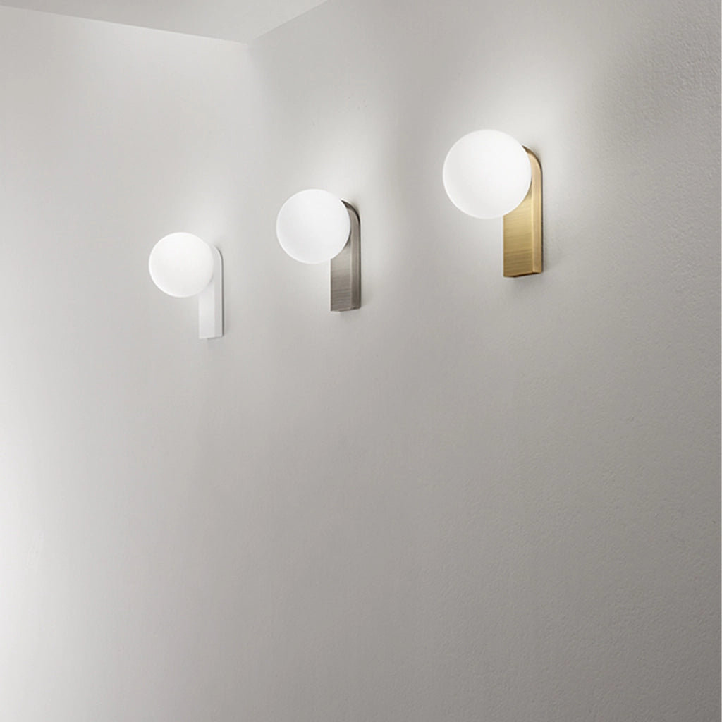 Applique Moderna Talia Alluminio Grigio Led 8W 3000K Ip44