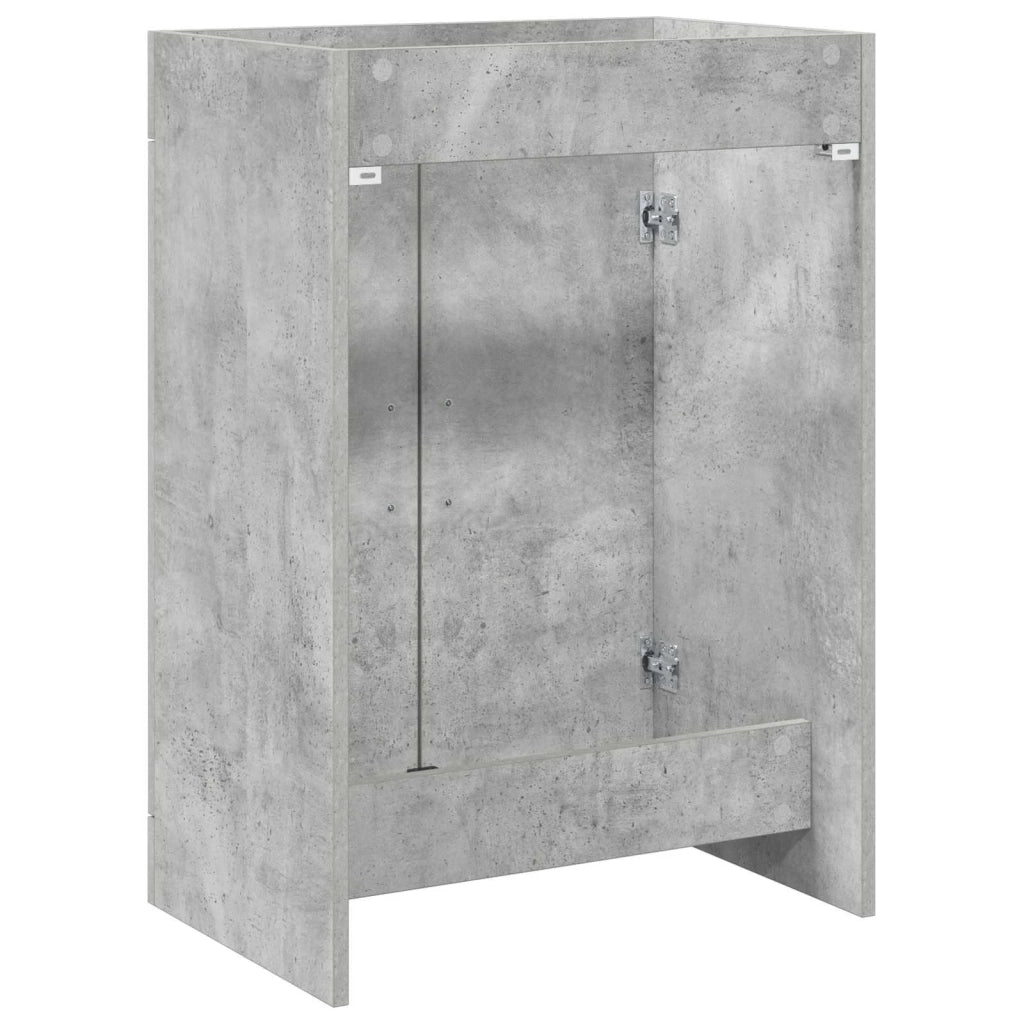 Mobiletto da Bagno Sotto Lavabo Grigio Cemento 890691