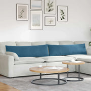 Cuscini da Divano 2 pcs Blu 145 x 40 cm Tessuto in Cords 42013841