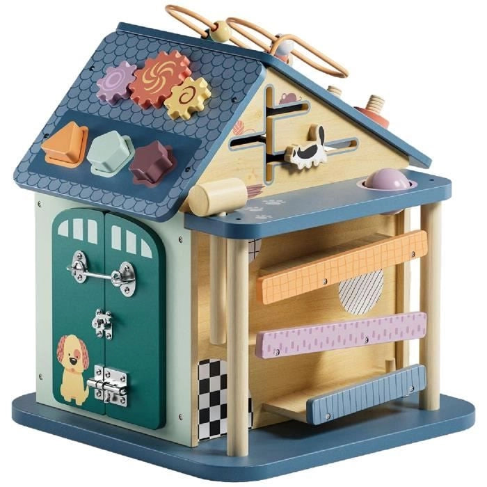 Casa delle attività 12 in 1 - LUMINOSO IN ALTO - Abilità motorie - Concentrazione - Gioco divertente