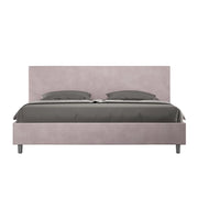 BS COM Letto contenitore imbottito 180x210 microfibra glicine