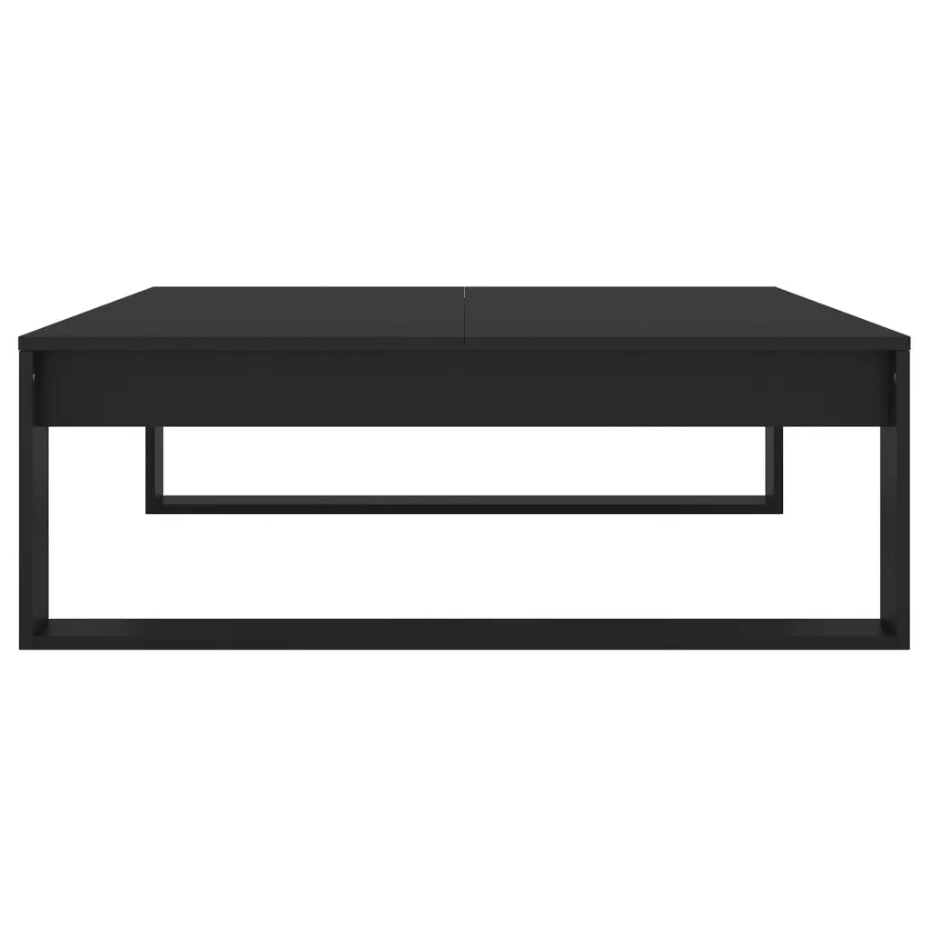 Tavolino da Salotto Nero 100x100x35 cm Truciolato 808631