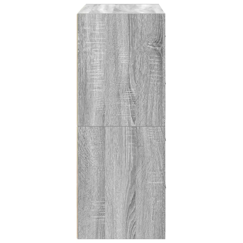 Armadi con 2 Cassetti 2 pz Grigio Sonoma 60x31x40 cm Truciolato 858832