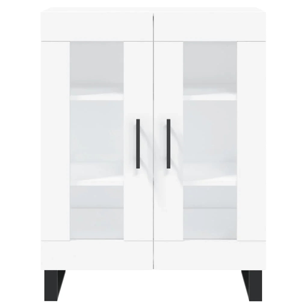 Buffet credenza cassettiera mobiletto mobile contenitore organizer cucina soggiorno salotto alto 69,5 x 34 x 180 cm legno ingegnerizzato bianco 02_0032549