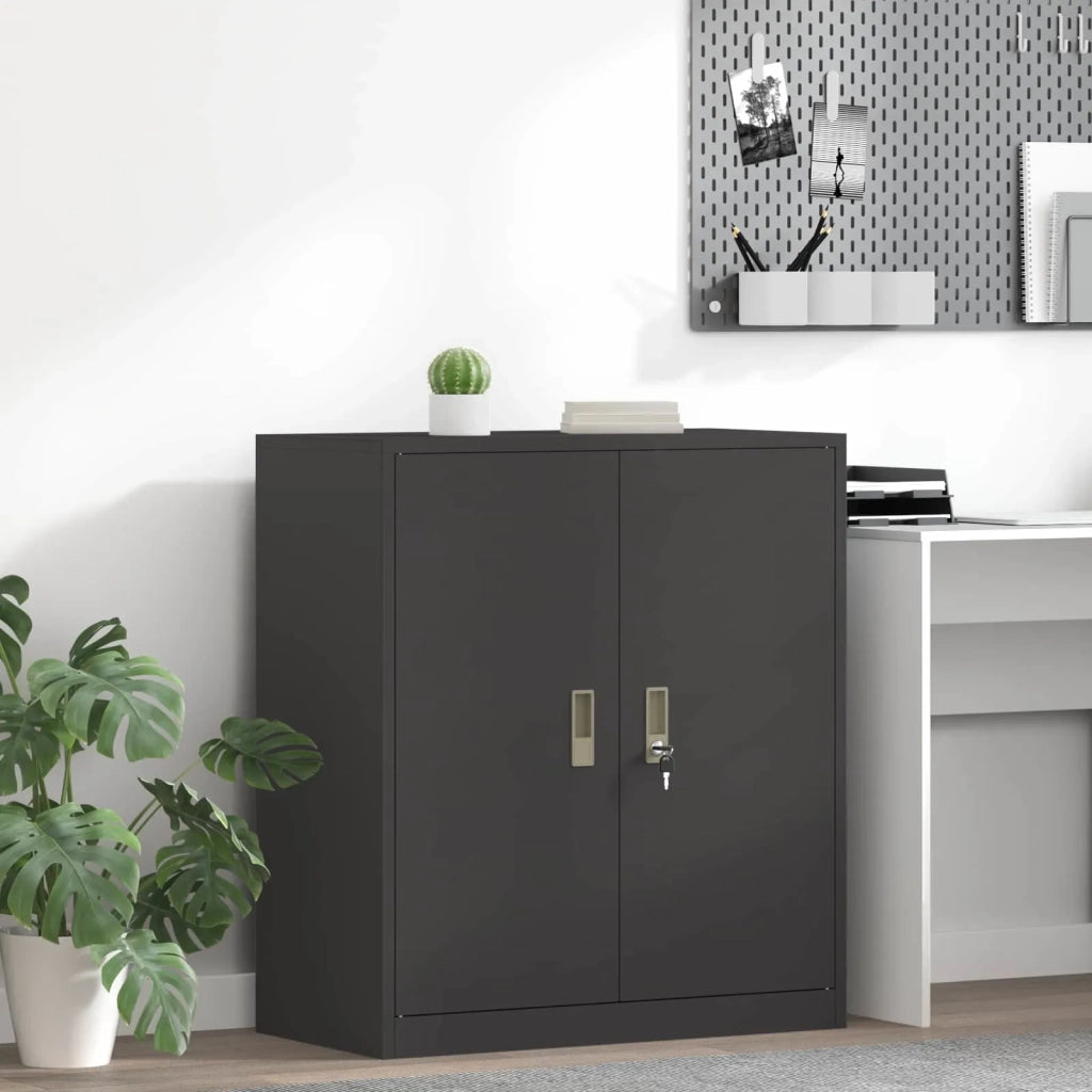 Armadio Nero 80 x 40 x 90 cm Acciaio CFW9707182