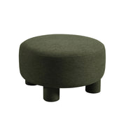 Poggiapiedi per divano zenio tessuto, verde kaki