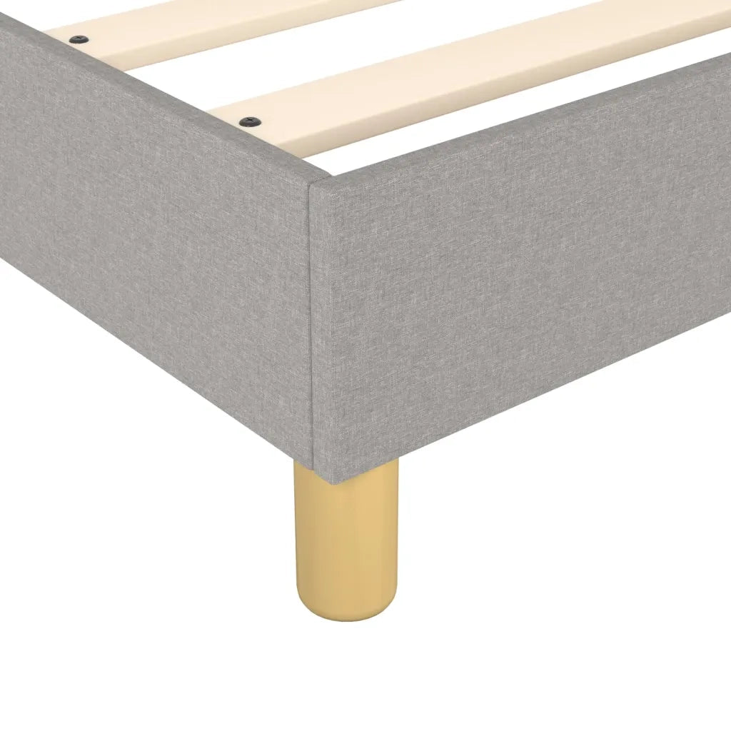 Giroletto a Molle Grigio Chiaro 90x190 cm in Tessuto cod mxl 64123