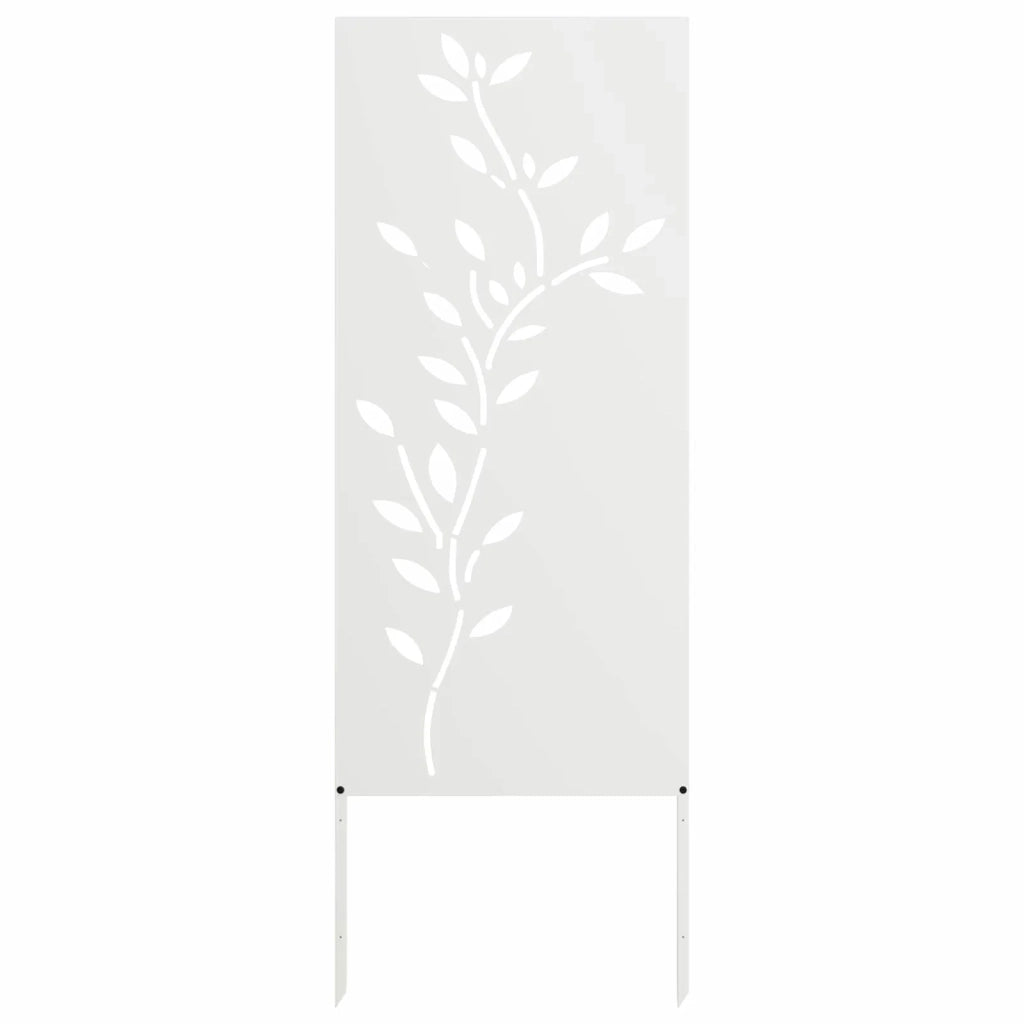 Schermo per privacy in giardino Floreale Bianco 50 x 140 cm 876323