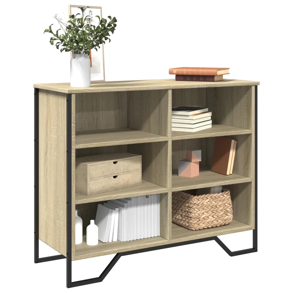 Credenza-Buffet-Armadio da cucina Rovere Sonoma 91x35,5x74,5 cm in Legno Multistrato