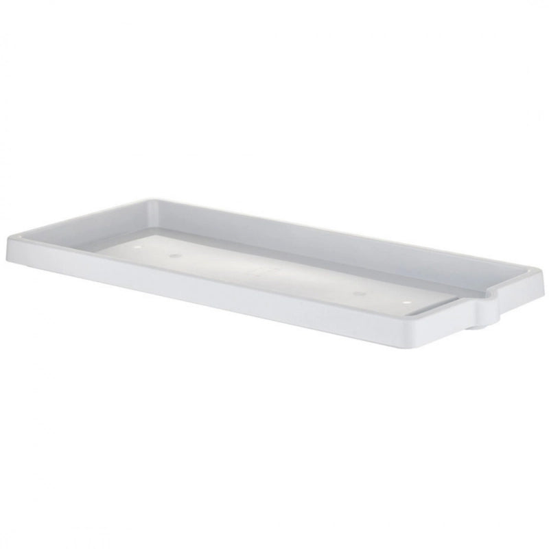 SOTTOVASO PER FIORIERA RETTANGOLARE cm 75 x 33,5 x 4,5 - ghiaccio  - BAMA