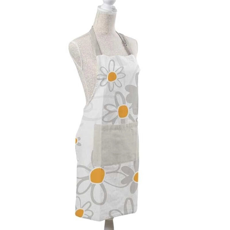 SET DAISY DA CUCINA IN TESSUTO CON STROFINACCIO, PRESINA, GUANTO E GREMBIULE