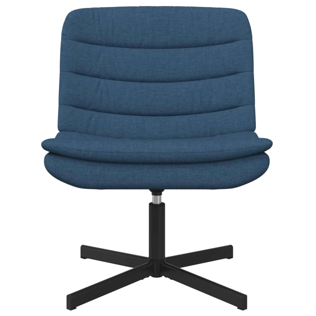 Sedia girevole Blu 63 x 75 x 76 cm Tessuto 42007357
