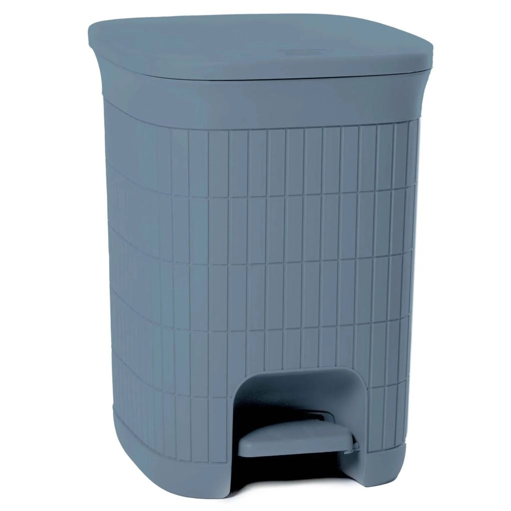Pattumiera Bidone con Pedale Domus Smoky Blue 20 Litri