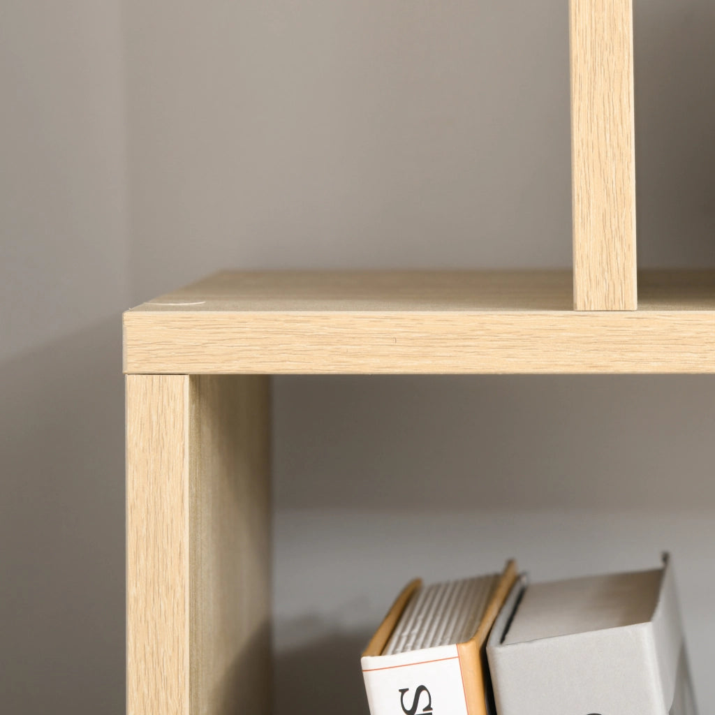 Libreria scaffale Zig zag ¨C zephmum ¨C legno multistrato 70x24x178 cm