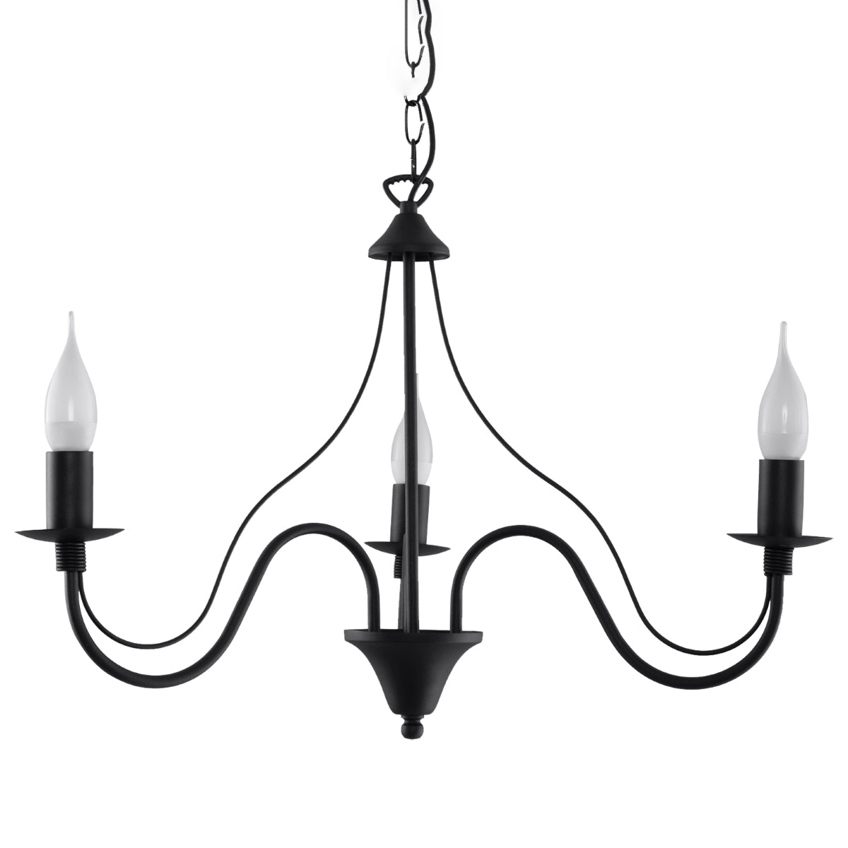 Lampadario MINERWA 3 nero
