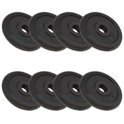 Disco pesi da 8 pezzi 8 manubri in ghisa da 2,5 kg per fitness e bodybuilding 02_0000765