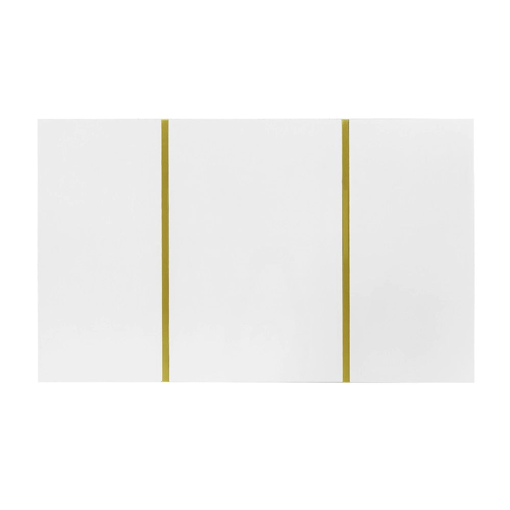 Tavolino da Caff¨¨ con 2 Cassetti ¨C MINIMAL ¨C Bianco Lucido, Moderno