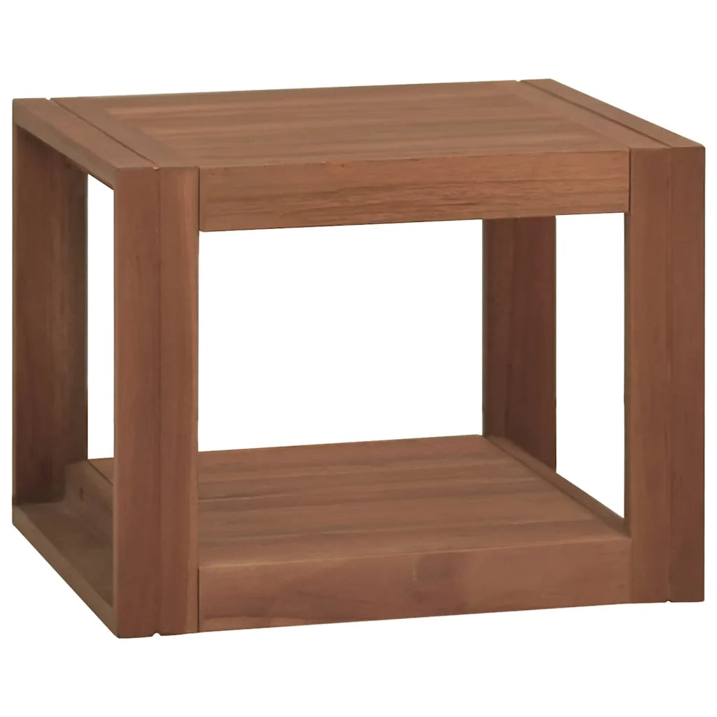 Mobile da Bagno a Parete 45x45x35 cm in Legno Massello di Teak