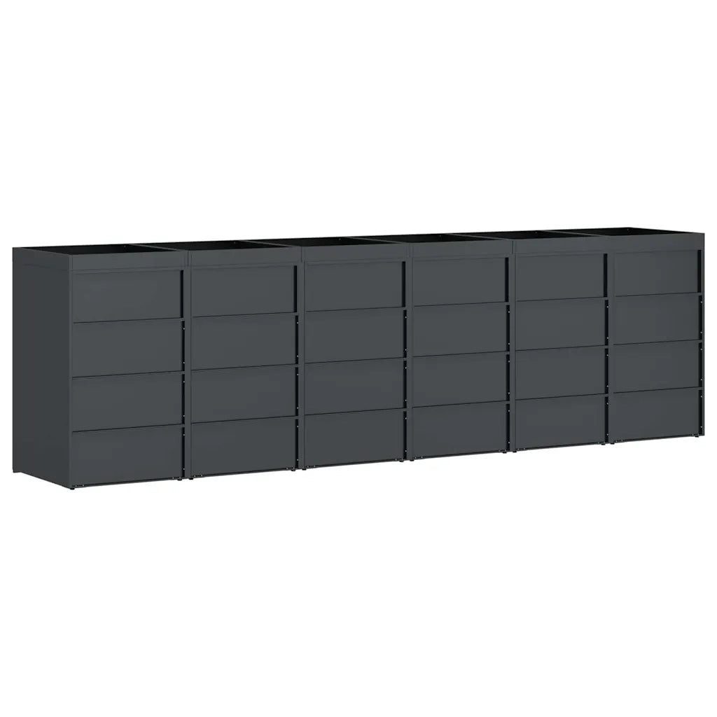 Contenitore per Rifiuti per 3 Bidoni 340 x 77.5 x 115.5 cm 3394777