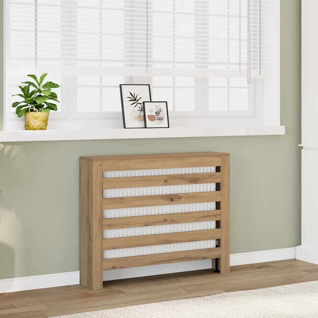 Copertura Termosifone Rovere 104x20x82 cm in Legno Multistrato 852698