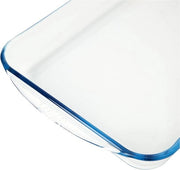 Brander rettangolare in vetro, 40x27cm