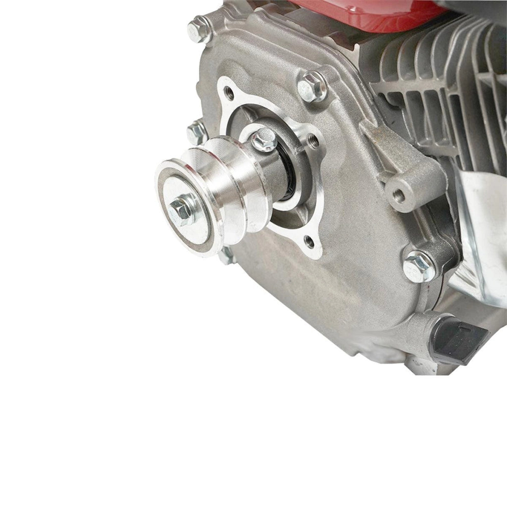 Motore a Scoppio 7,5 CV, Motore a Benzina 4 Tempi 196cc con Albero Ø 20 mm e Puleggia, Avviamento a Strappo Breckner Germany