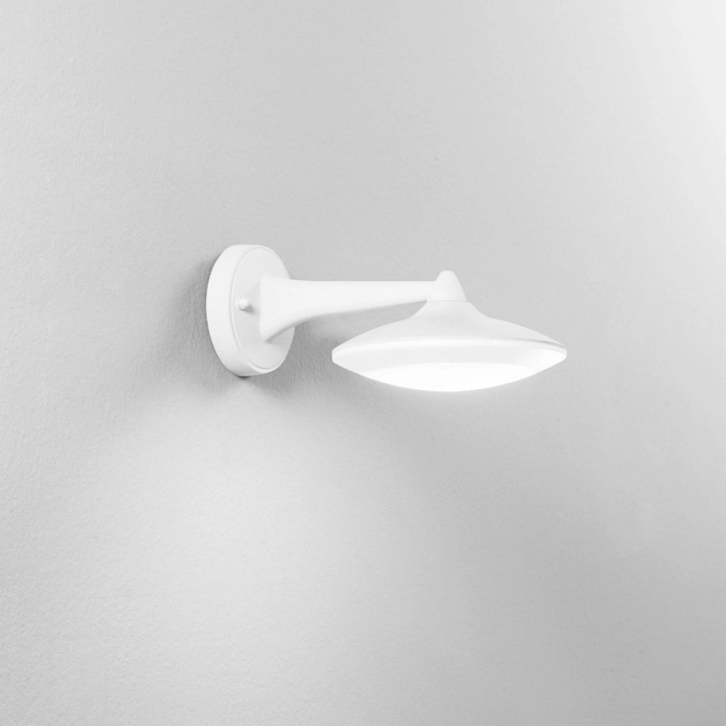 APPLIQUE DA ESTERNO LED ALYSON BIANCA 12W 1300LM 4000K IP44 24X10CM IN ALLUMINIO