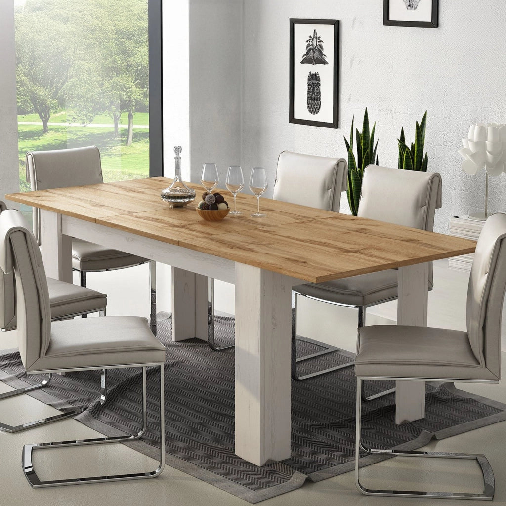 Campora, Tavolo Allungabile Allungabile, 220x90x75h cm Bianco