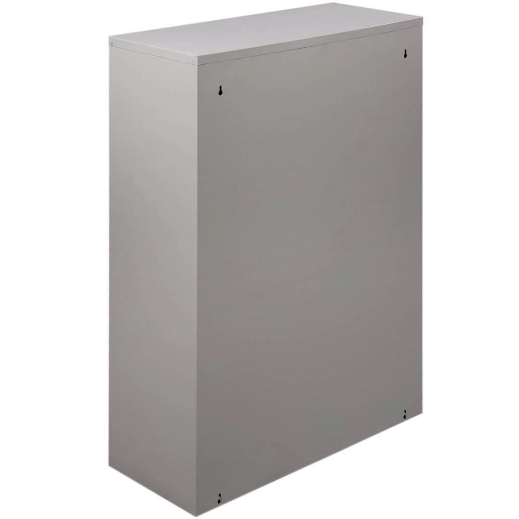 Contenitore per Rifiuti Anukhatun, Pattumiera Capacità 72 (18 per Secchio), 60x25x93h cm Grigio