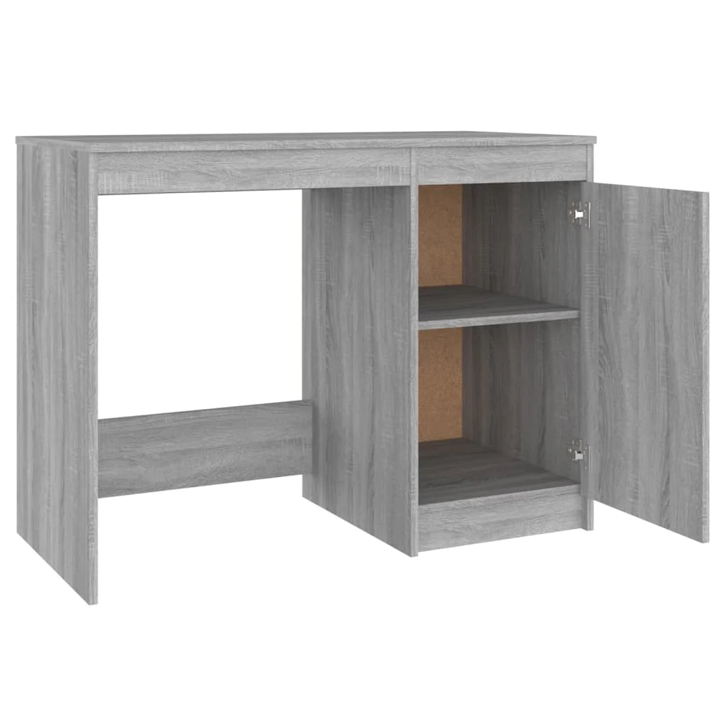 Scrivania Sonoma postazione computer mobile per computer scrivania da studio 100 x 50 x 76 cm legno ingegnerizzato grigio 02_0023940